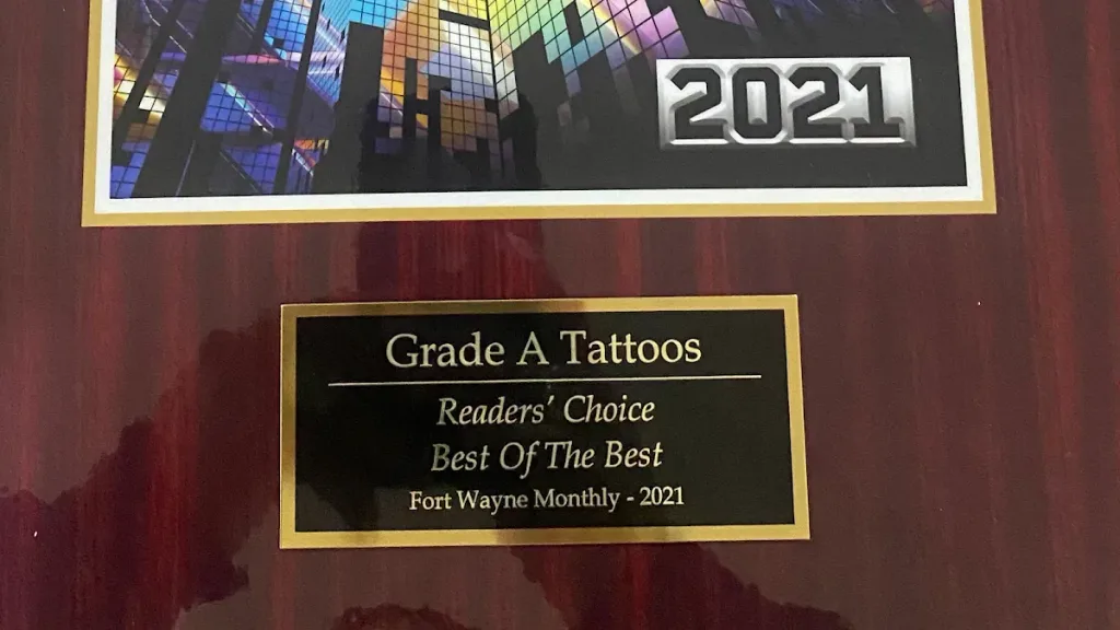 Grade A Tattoos and Body Piercing — Tattoo shop in Fort Wayne